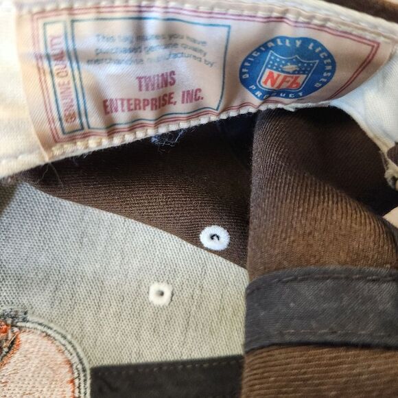 Vintage Twins Enterprise Inc Cleveland Browns Acrylic Wool Blend Adjustable Hat - Picture 6 of 8